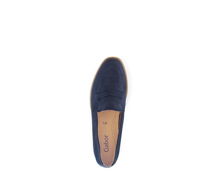 Gabor Slipper Blau - Rauleder