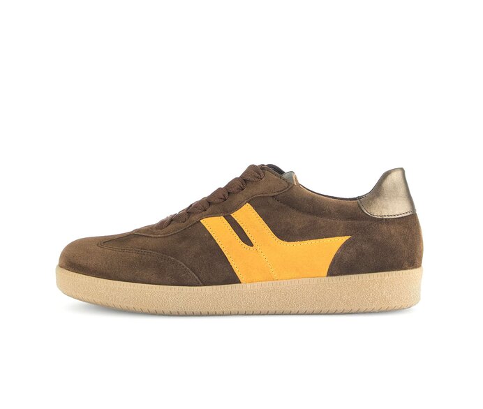 Gabor Sneaker Low Braun - Materialmix Leder