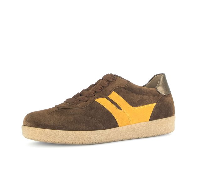Gabor Sneaker Low Braun - Materialmix Leder