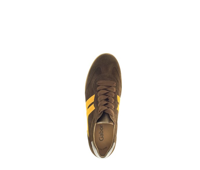 Gabor Sneaker Low Braun - Materialmix Leder