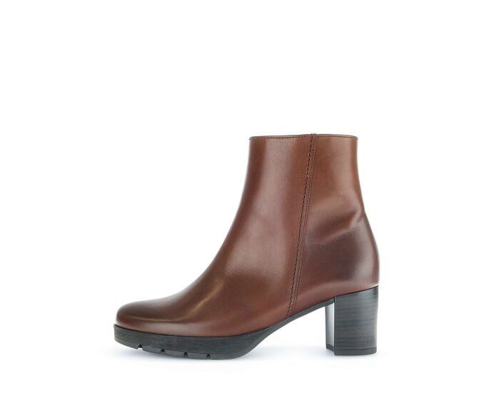 Gabor Plateau Stiefelette Braun - Glattleder