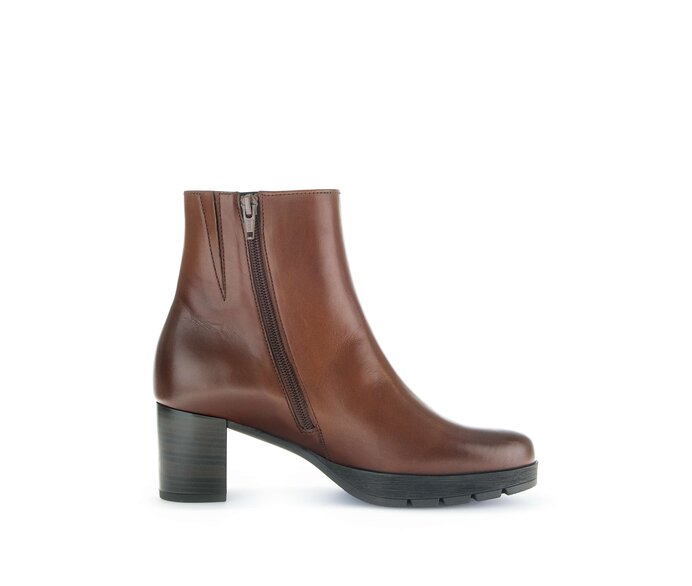 Gabor Plateau Stiefelette Braun - Glattleder