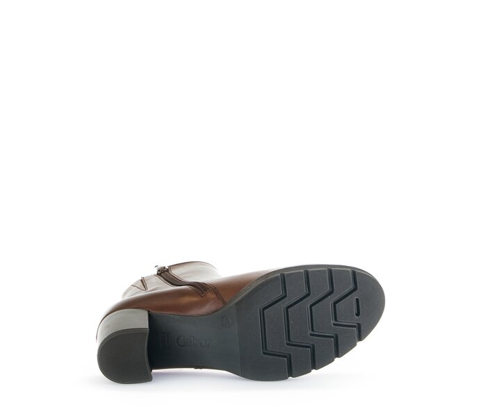 Gabor Plateau Stiefelette Braun - Glattleder
