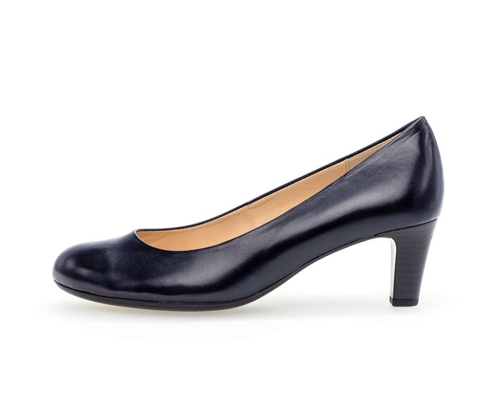 Gabor Eleganter Pumps Blau - Glattleder