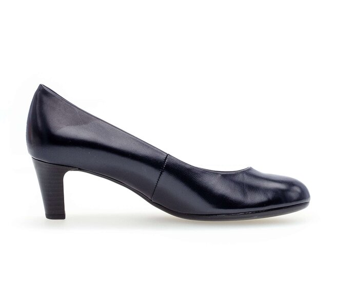 Gabor Eleganter Pumps Blau - Glattleder
