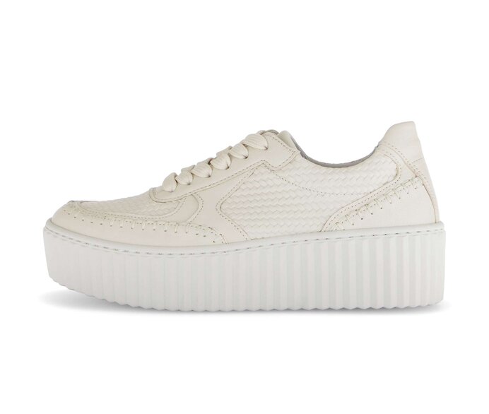 Gabor Sneaker Low Beige - Materialmix Leder