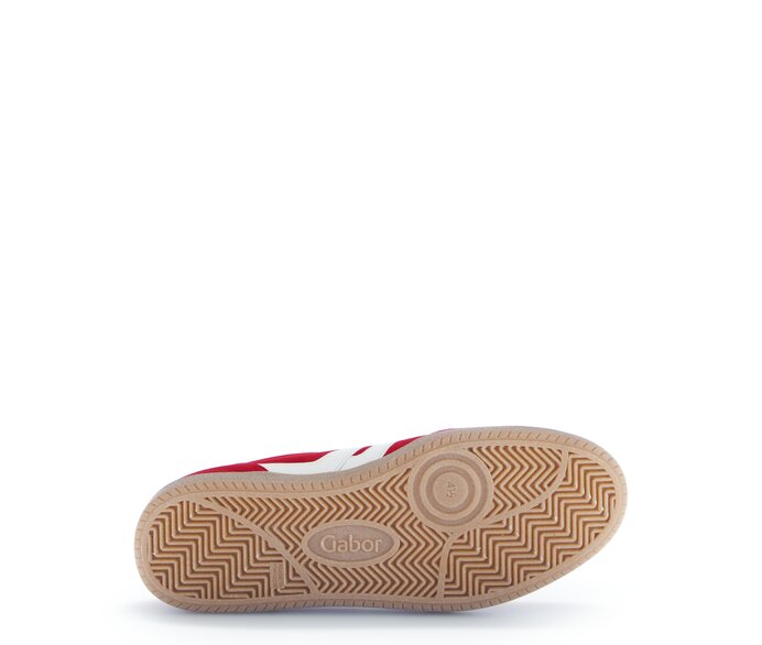 Gabor Sneaker Low Rot - Materialmix Leder