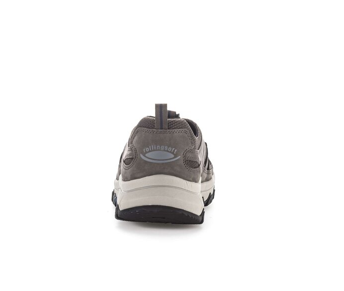 Gabor Rollingsoft Sneaker Low Grau - Materialmix Leder/Textil