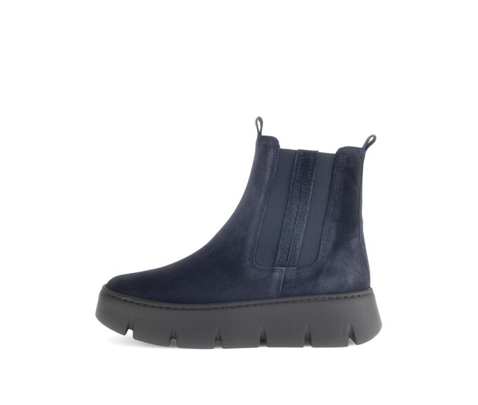Gabor Chelsea Boot Blau - Rauleder