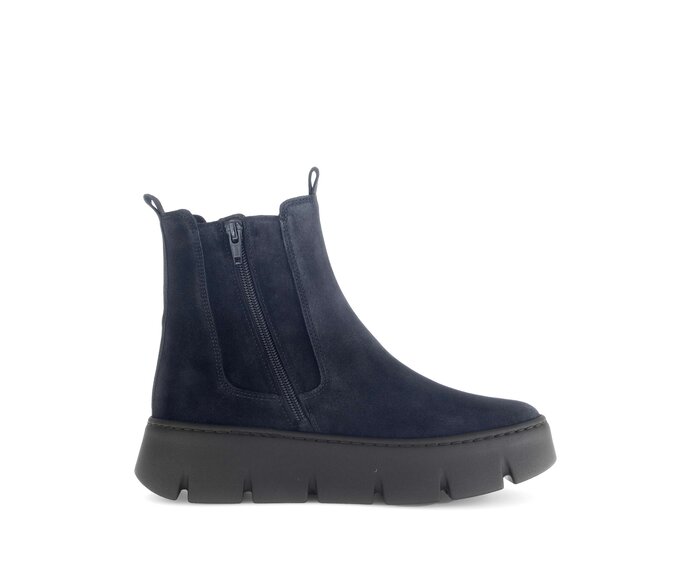 Gabor Chelsea Boot Blau - Rauleder