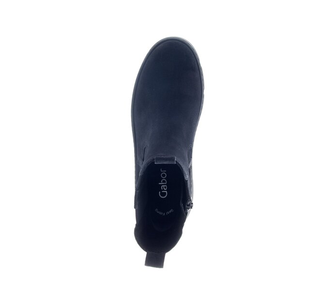 Gabor Chelsea Boot Blau - Rauleder