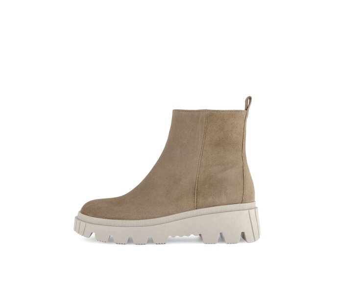 Gabor Plateau Stiefelette Braun - Rauleder