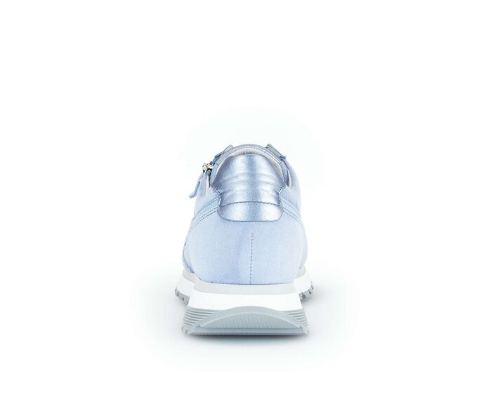 Gabor Sneaker Low Blau - Materialmix Leder