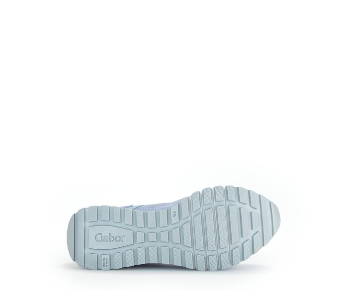Gabor Sneaker Low Blau - Materialmix Leder