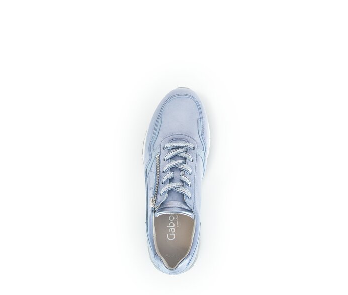 Gabor Sneaker Low Blau - Materialmix Leder