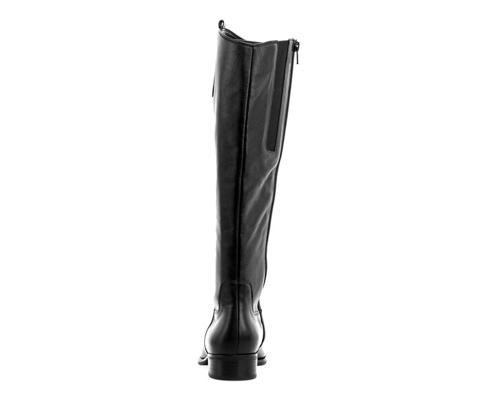 Gabor Eleganter Stiefel Schwarz - Glattleder