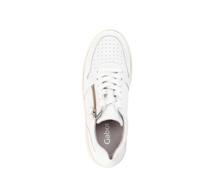Gabor Sneaker Low Weiß - Glattleder