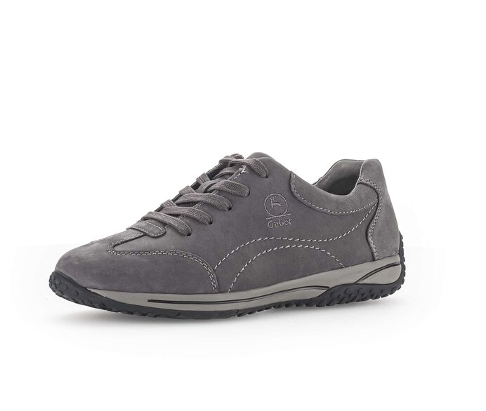 Gabor Sneaker Low Grau - Rauleder