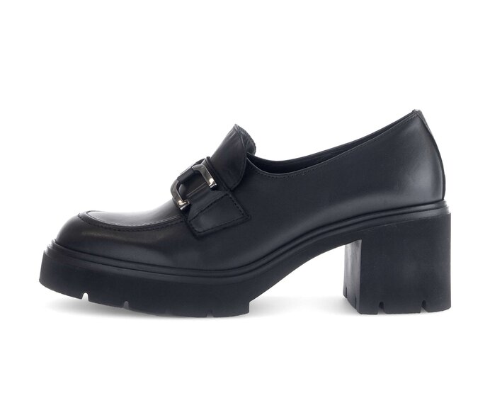 Gabor Hochfrontpumps Schwarz - Glattleder