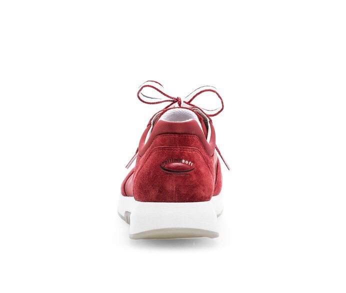 Gabor Sneaker Low Rot - Materialmix Leder/Lederimitat
