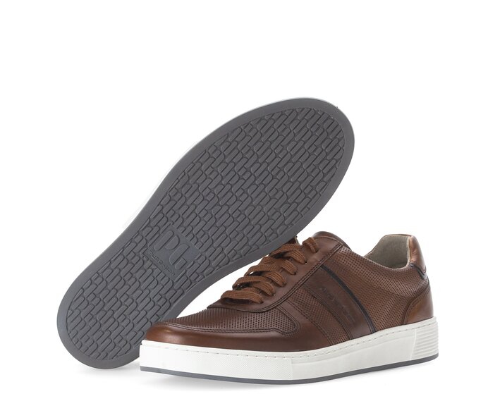 Pius Gabor Sneaker Low Braun - Glattleder