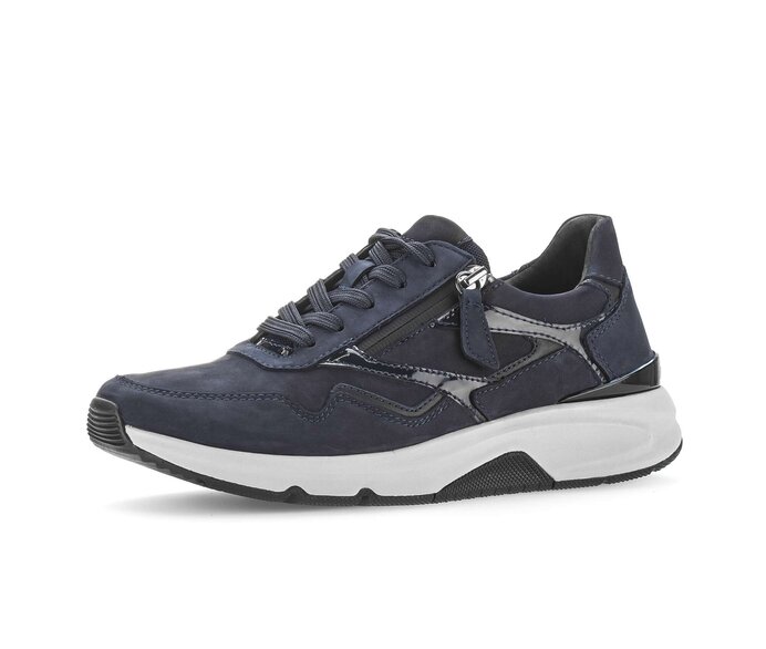 Gabor Sneaker Low Blau - Rauleder