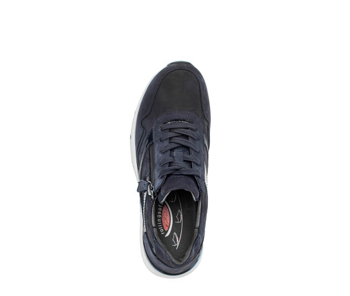 Gabor Sneaker Low Blau - Rauleder