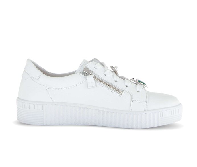 Gabor Sneaker Low Weiß - Glattleder