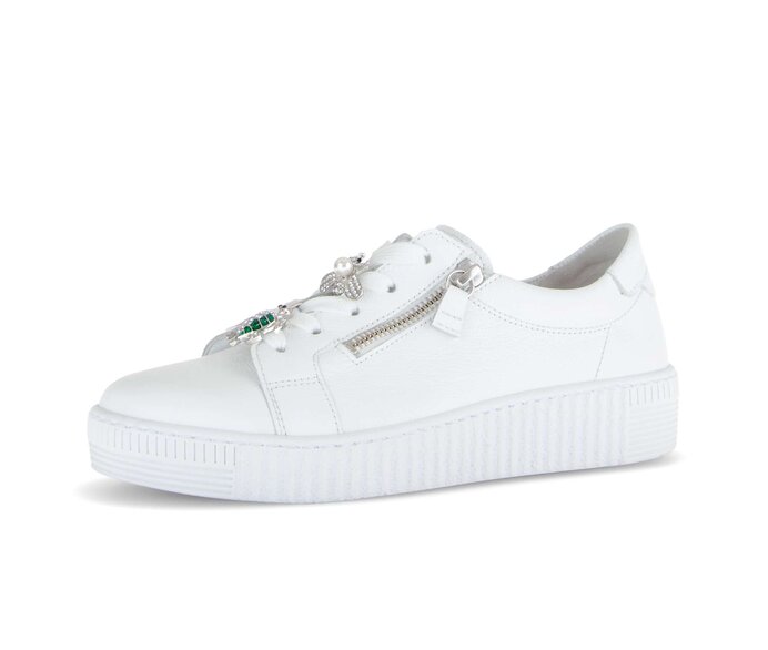 Gabor Sneaker Low Weiß - Glattleder