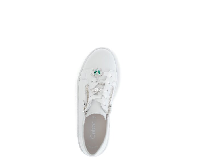 Gabor Sneaker Low Weiß - Glattleder