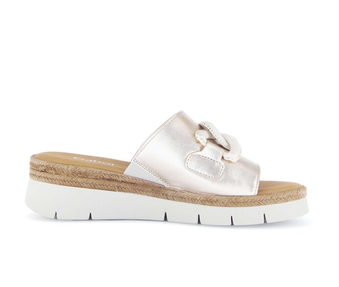 Gabor Pantolette Beige - Effektleder