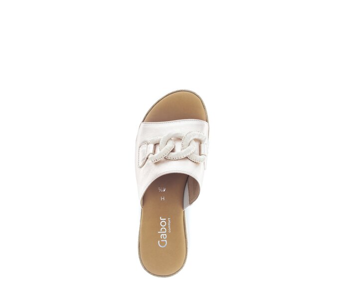 Gabor Pantolette Beige - Effektleder