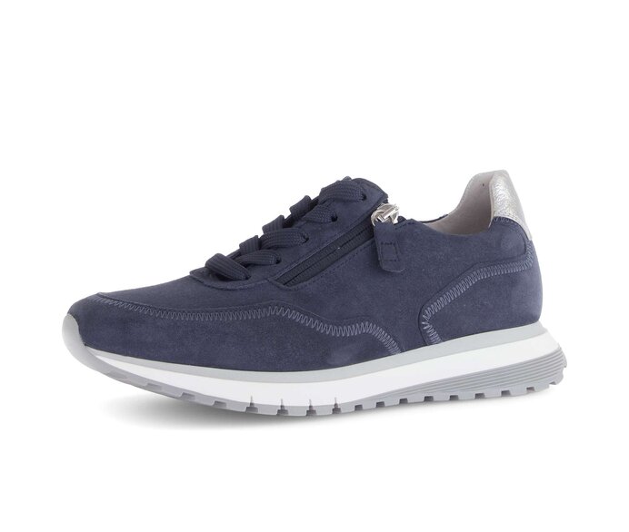 Gabor Sneaker Low Blau - Rauleder
