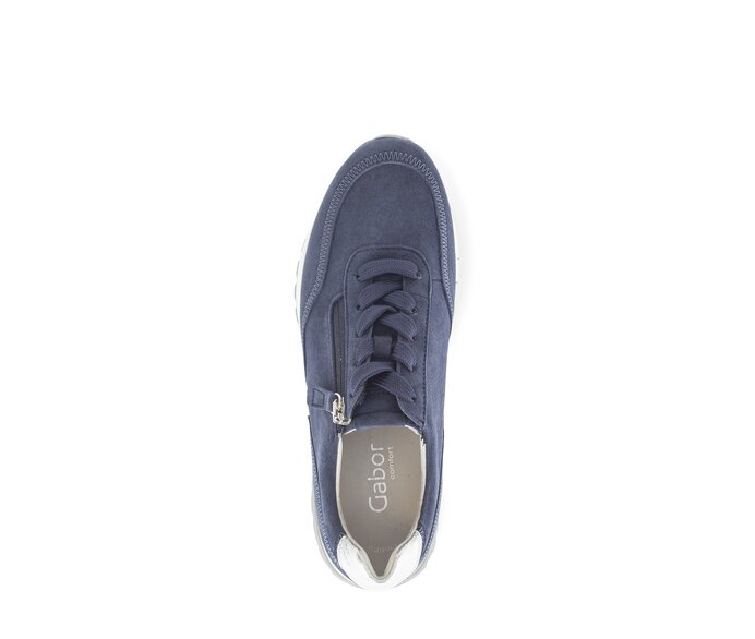 Gabor Sneaker Low Blau - Rauleder