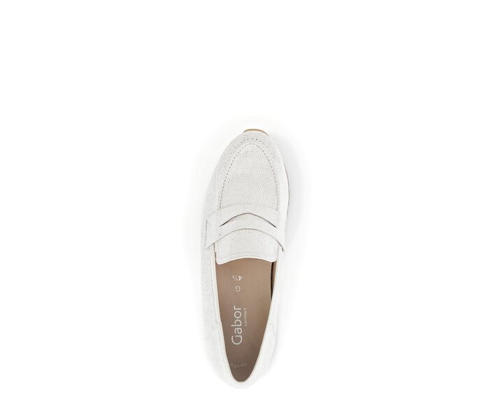 Gabor Slipper Gold - Leder Reptiloptik