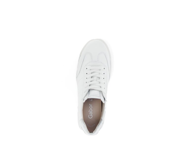Gabor Sneaker Low Weiß - Glattleder