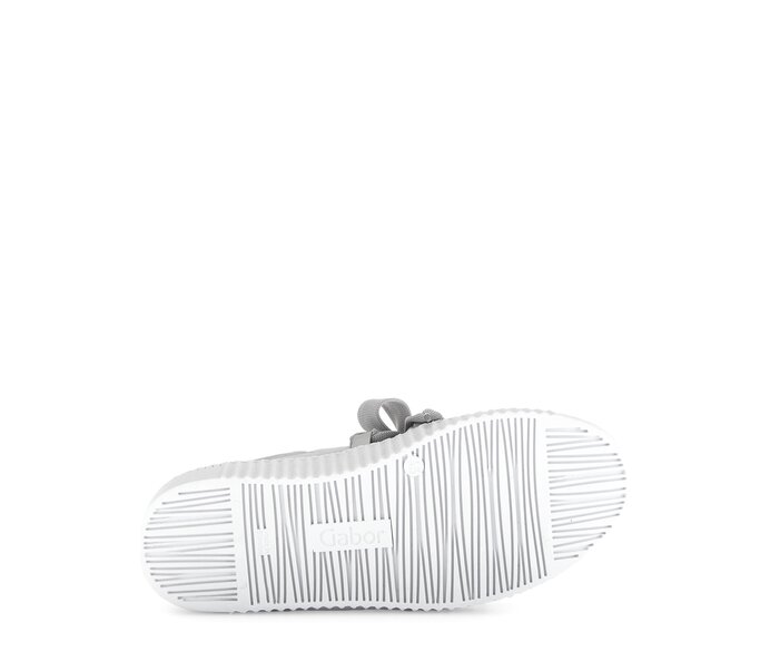 Gabor Sneaker Low Silber - Effektleder