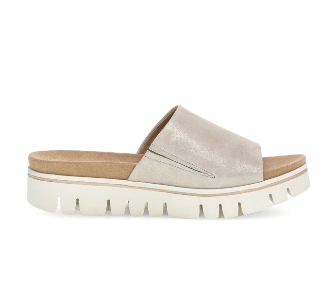 Gabor Pantolette Beige - Effektleder