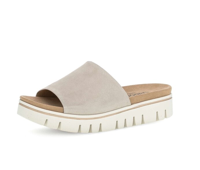 Gabor Pantolette Beige - Effektleder