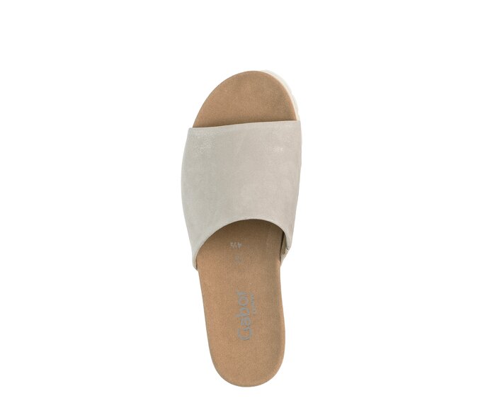 Gabor Pantolette Beige - Effektleder