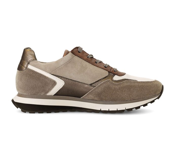 Gabor Sneaker Low Braun - Materialmix Leder