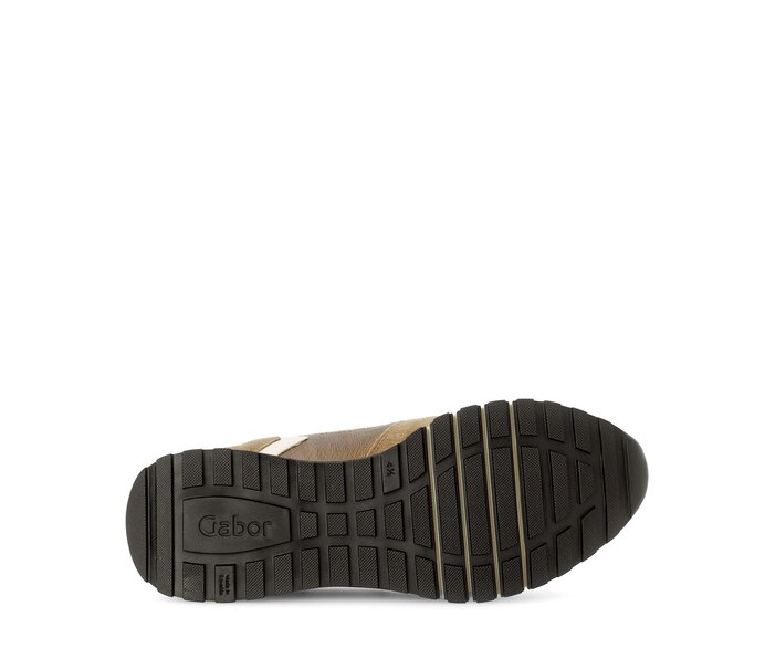 Gabor Sneaker Low Braun - Materialmix Leder