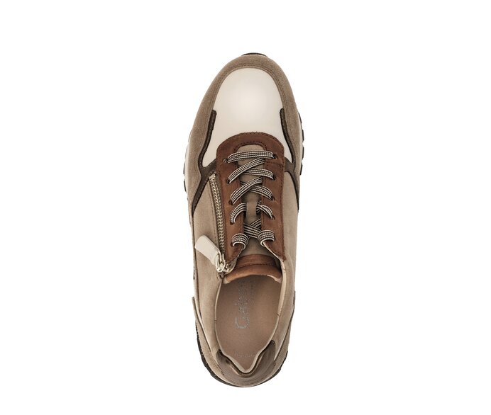 Gabor Sneaker Low Braun - Materialmix Leder