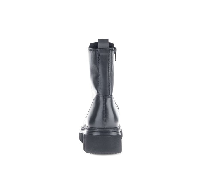 Gabor Sportliche Stiefelette Schwarz - Glattleder