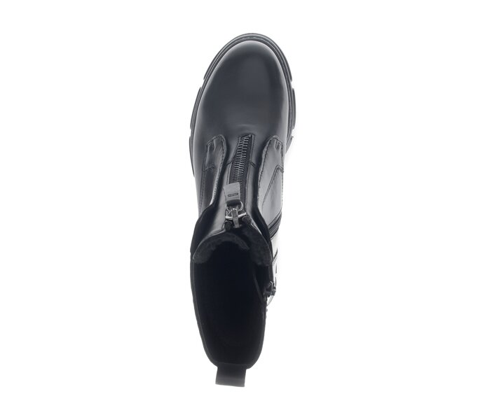 Gabor Sportliche Stiefelette Schwarz - Glattleder