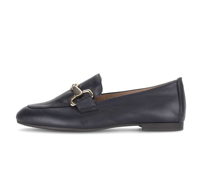 Gabor Slipper Blau - Glattleder