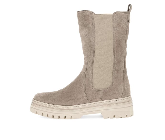 Gabor Chelsea Boot Beige - Rauleder