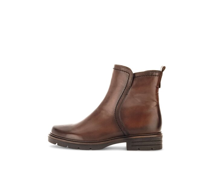 Gabor Sportliche Stiefelette Braun - Glattleder
