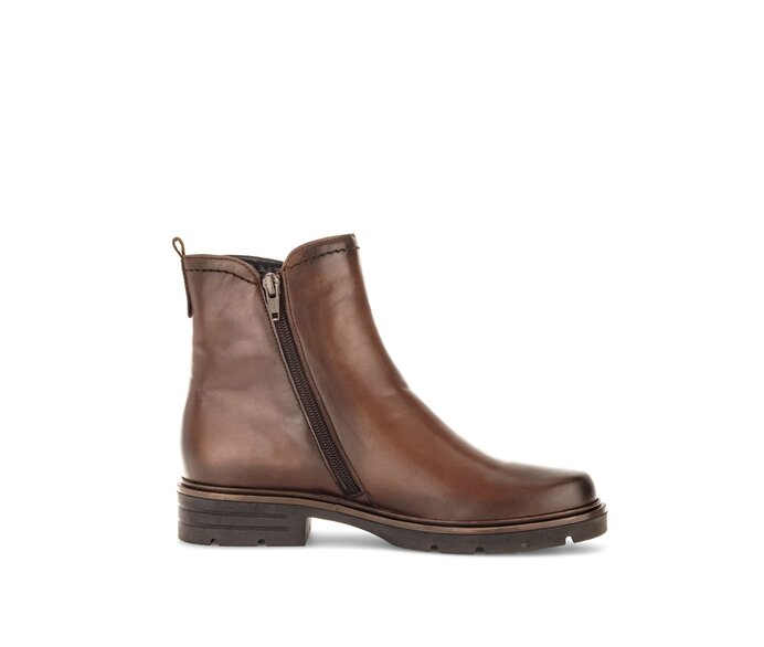 Gabor Sportliche Stiefelette Braun - Glattleder