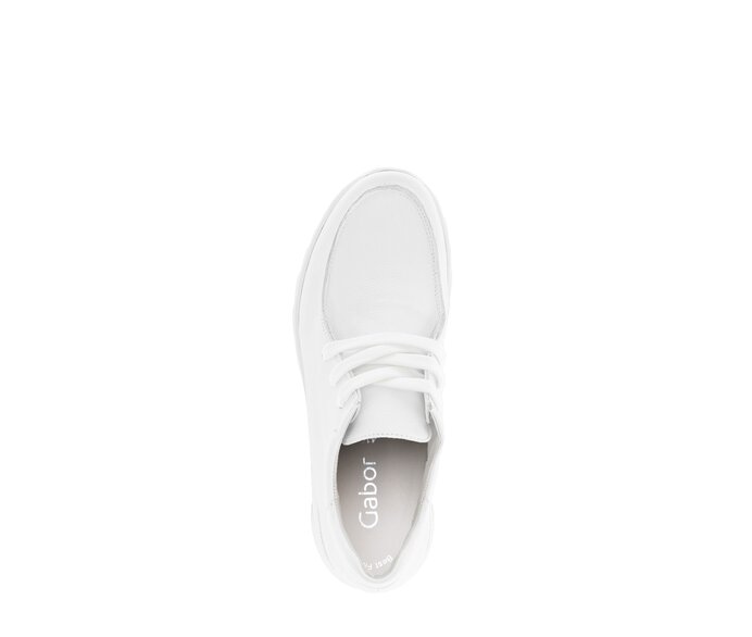 Gabor Sneaker Low Weiß - Glattleder